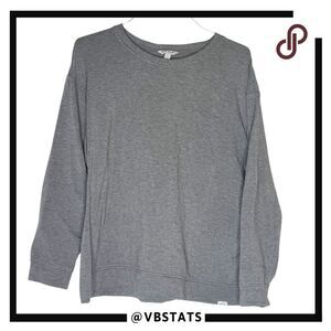 Orvis Women's Long Sleeve Crewneck Pullover Classic‎ Sweatshirt Gray XL